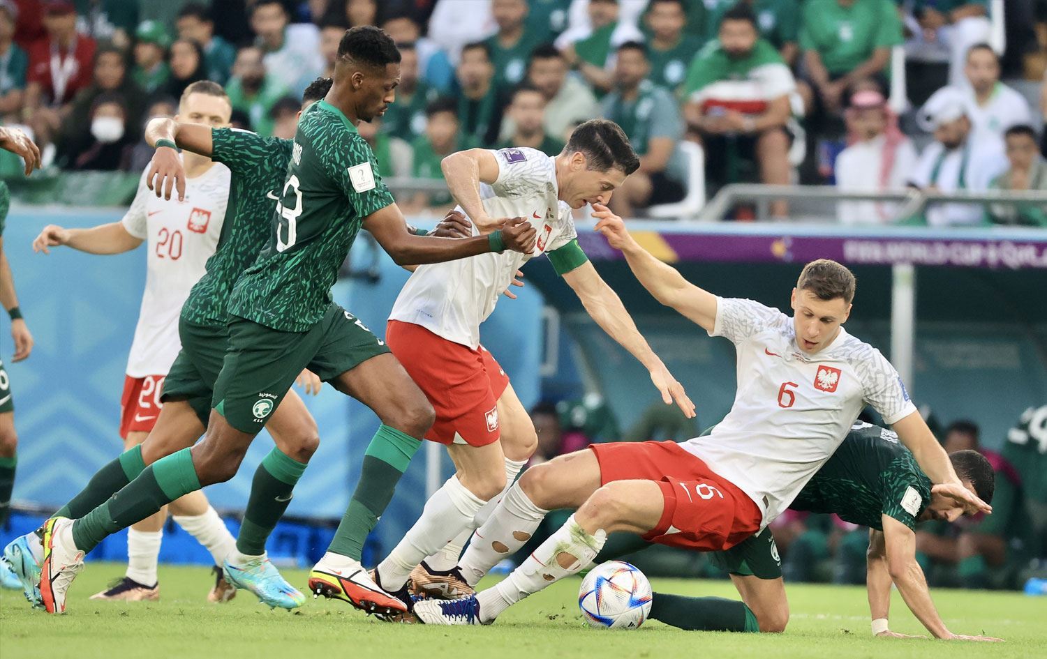 Polandê vê carê nehişt Erebistana Siûdî surprîzekê bike: 2-0