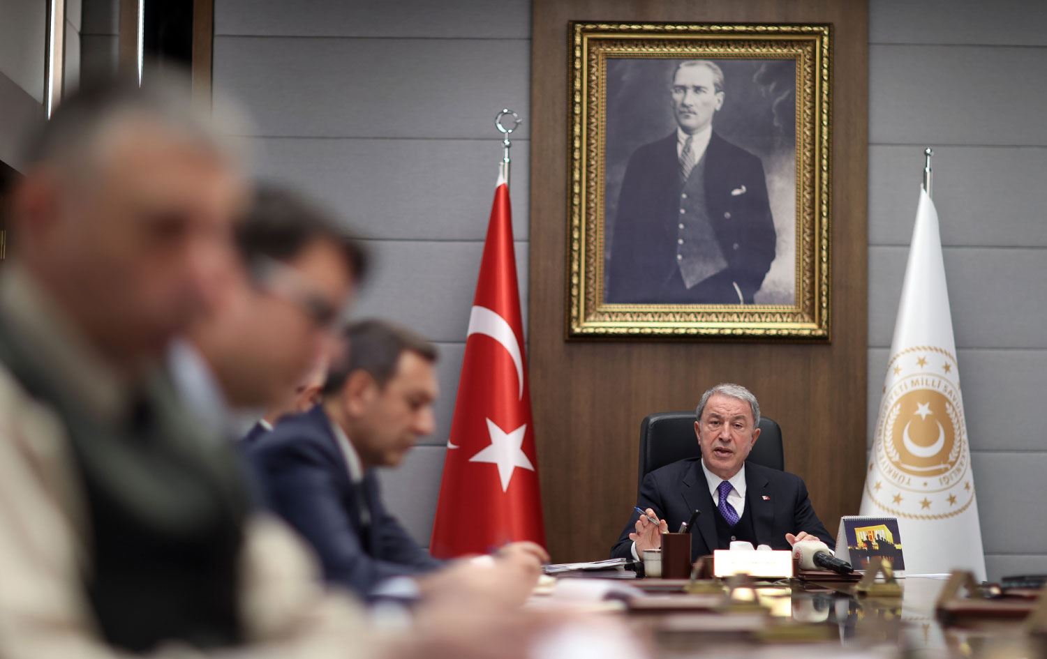 Akar, TSK komuta kademesi ile görüştü, talimatlar verdi