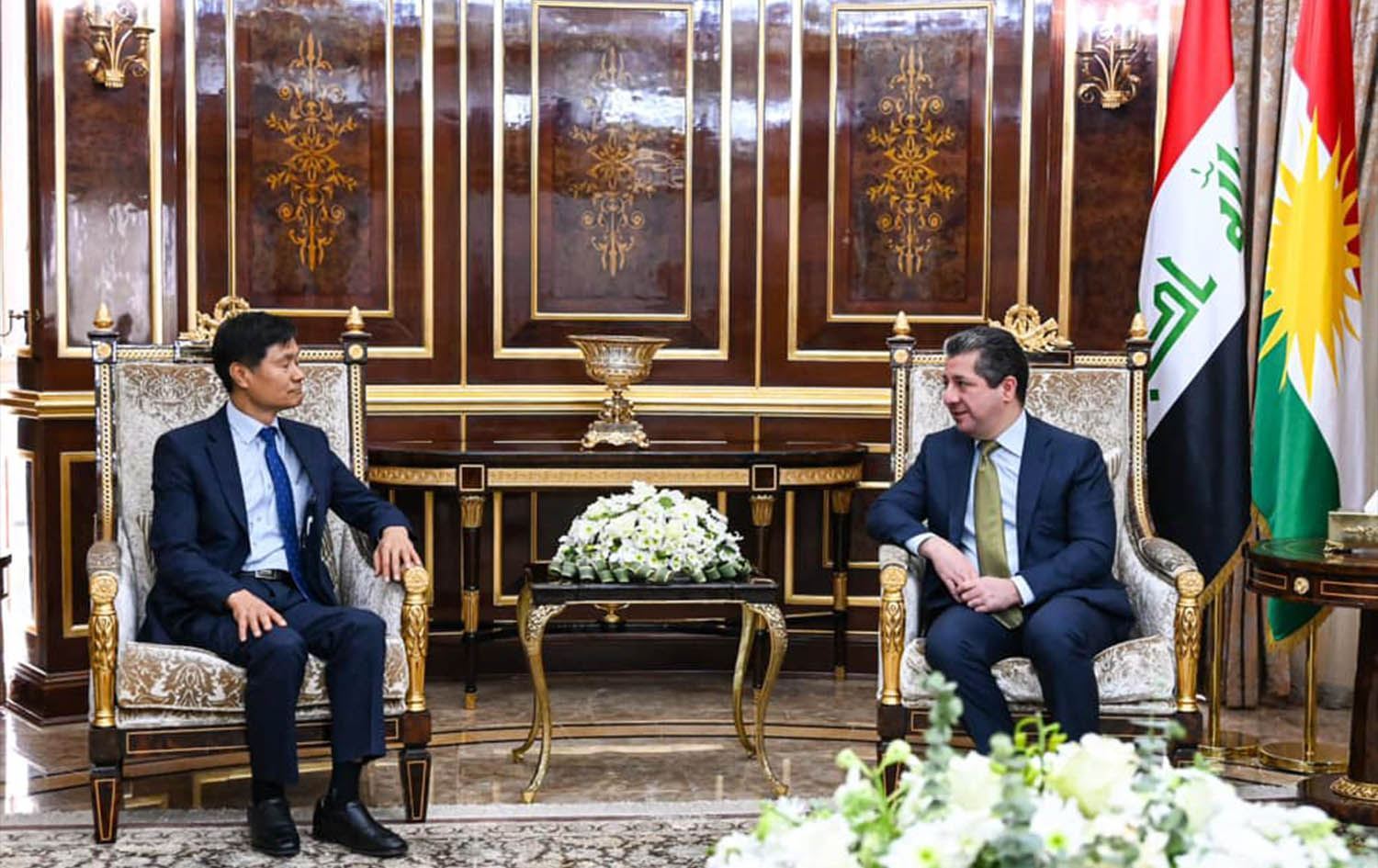 Mesrûr Barzanî spasiya Koreya Başûr kir