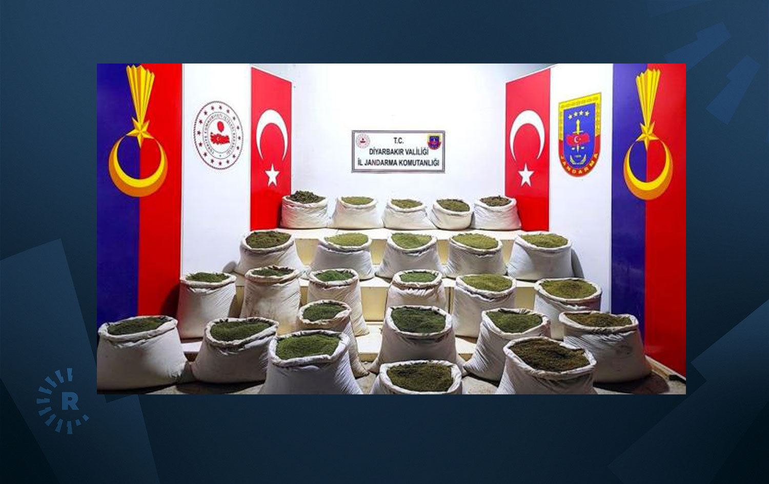 Diyarbakır'da 572 kilogram esrar ele geçirildi