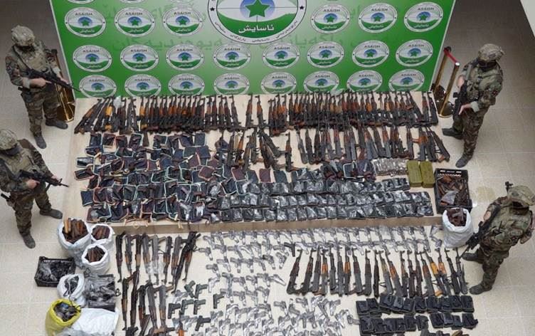 Li Silêmaniyê asayişê dest bi ser 600 çek û 6 hezar guleyan de girt