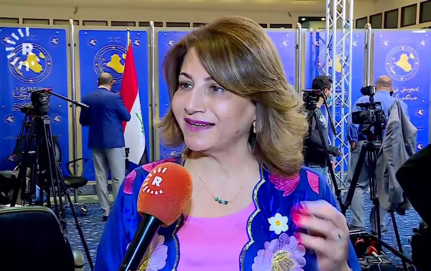 ئاڵا تاڵەبانی: وەک راوێژکاری سەرۆکوەزیرانی عێراق بۆ کاروباری ژنان دیاریکرام