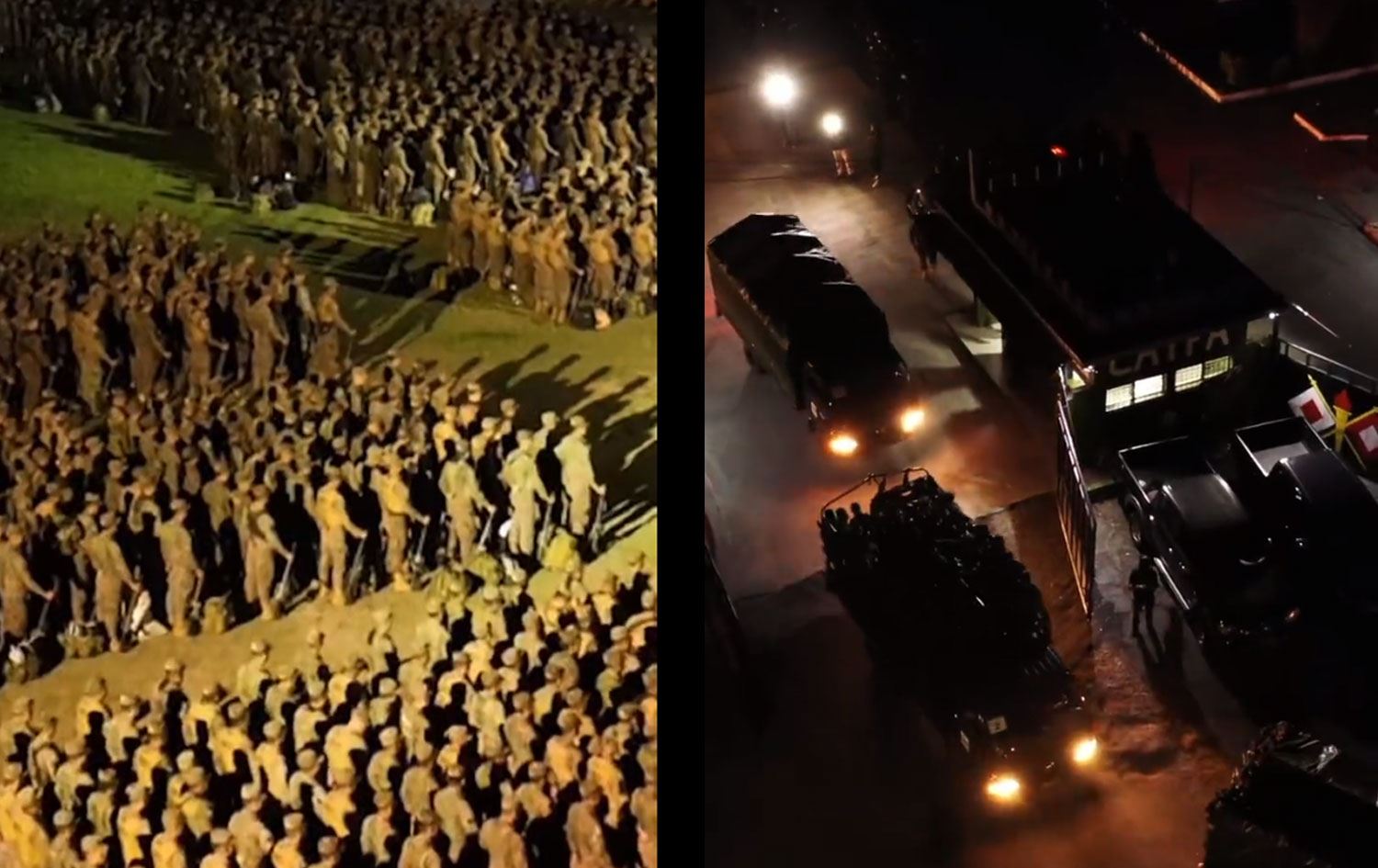 10 bin asker, kentin tamamını kuşatma altına aldı!