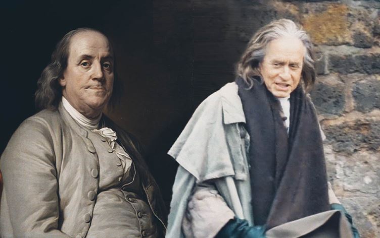 مایکڵ دۆگلاس رۆڵی یەکێک لە دامەزرێنەرانی ئەمریکا دەگێڕێت