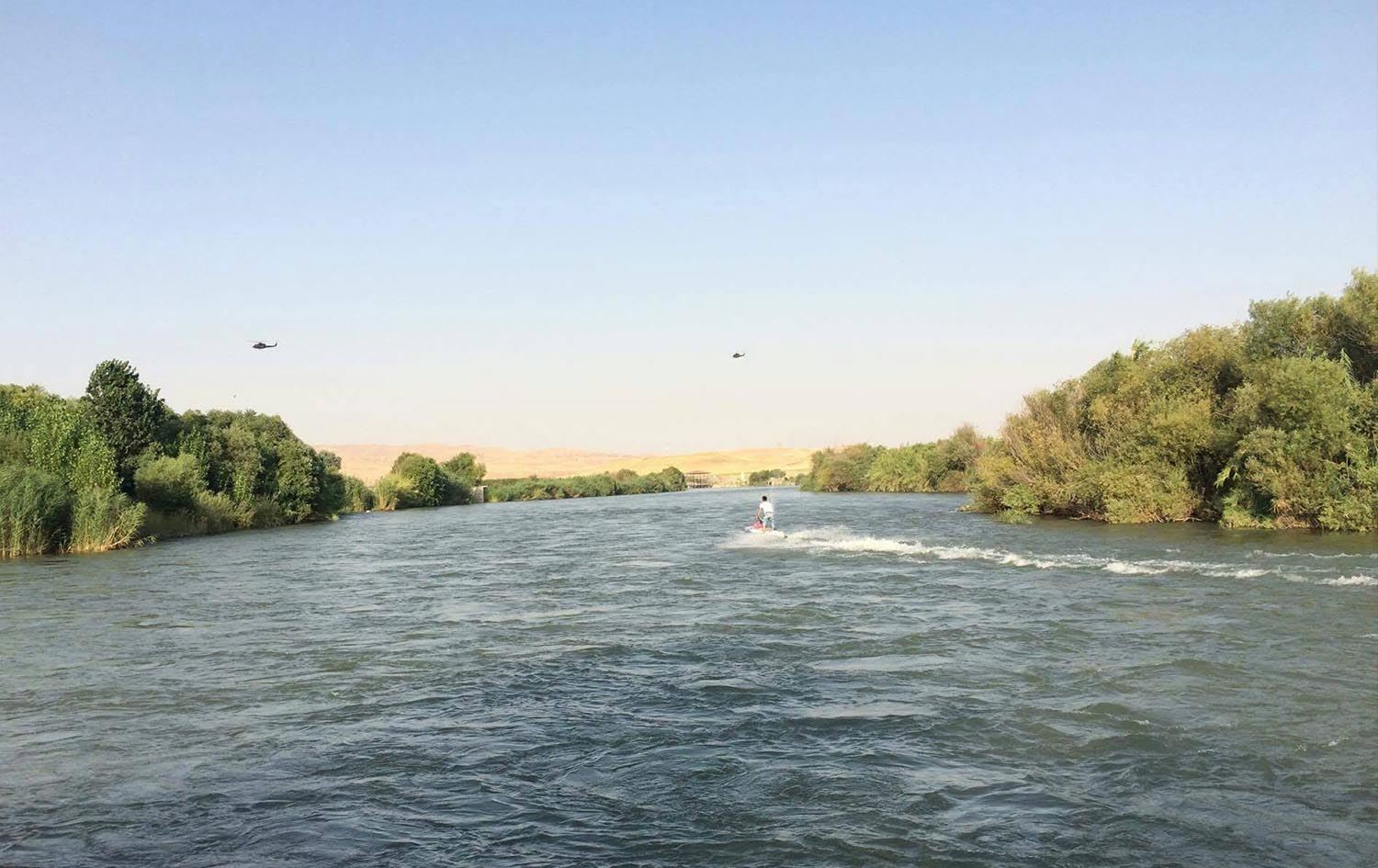 ئاستی ئاوی رووباری زێی بچووک لە سنووری کەرکووک بەرزبووەتەوە