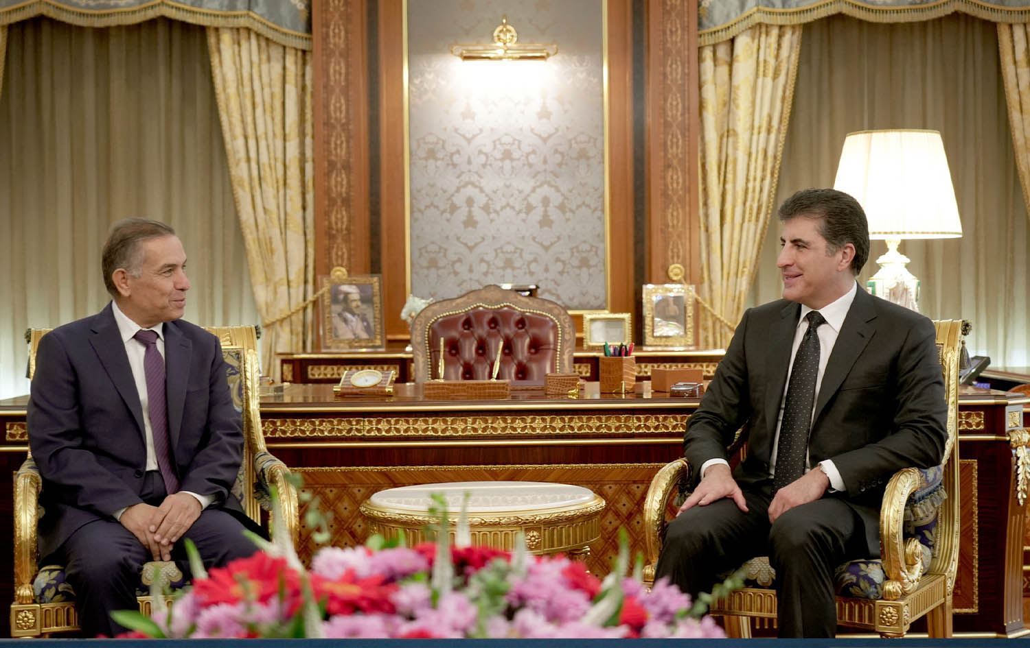 Nêçîrvan Barzanî pêşwaziya Balyozê nû yê Yunanistanê kir