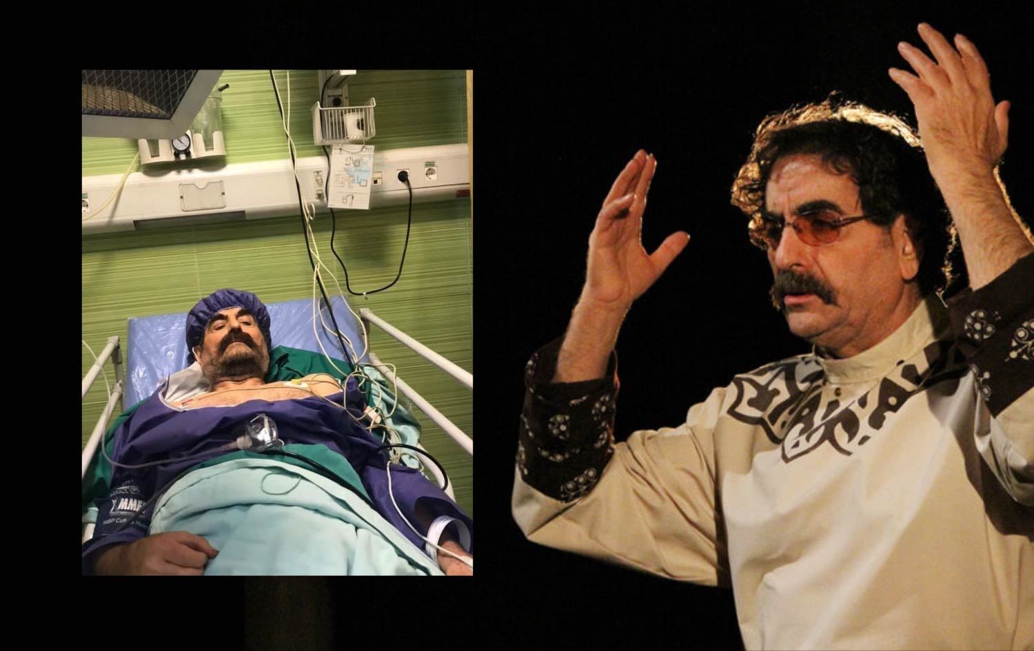 Dünyaca ünlü Kürt müzisyen Şehram Nazıri hastaneye kaldırıldı