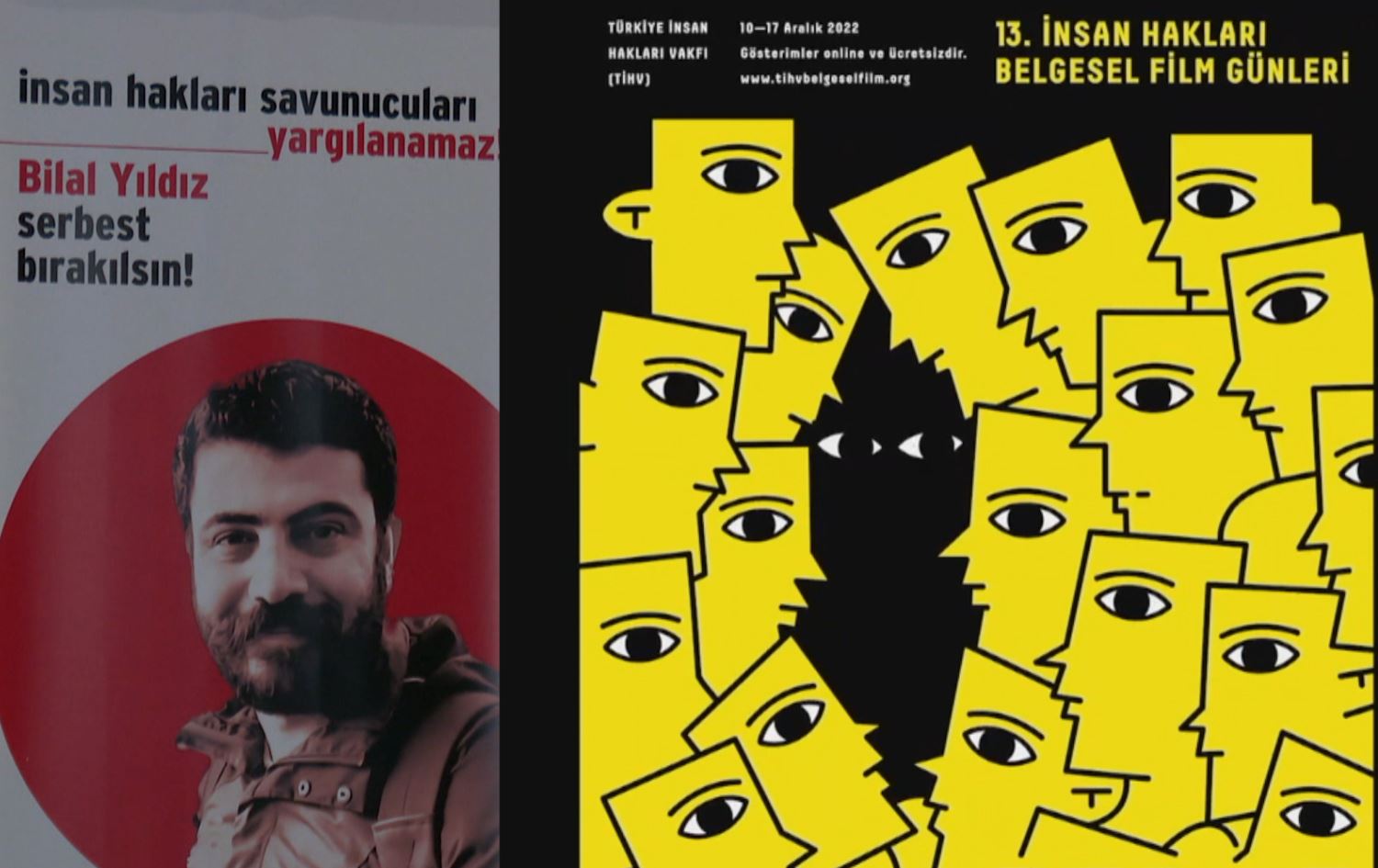 Li Îzmirê Festîvala Belgefîlma Mafên Mirovan birêve çû