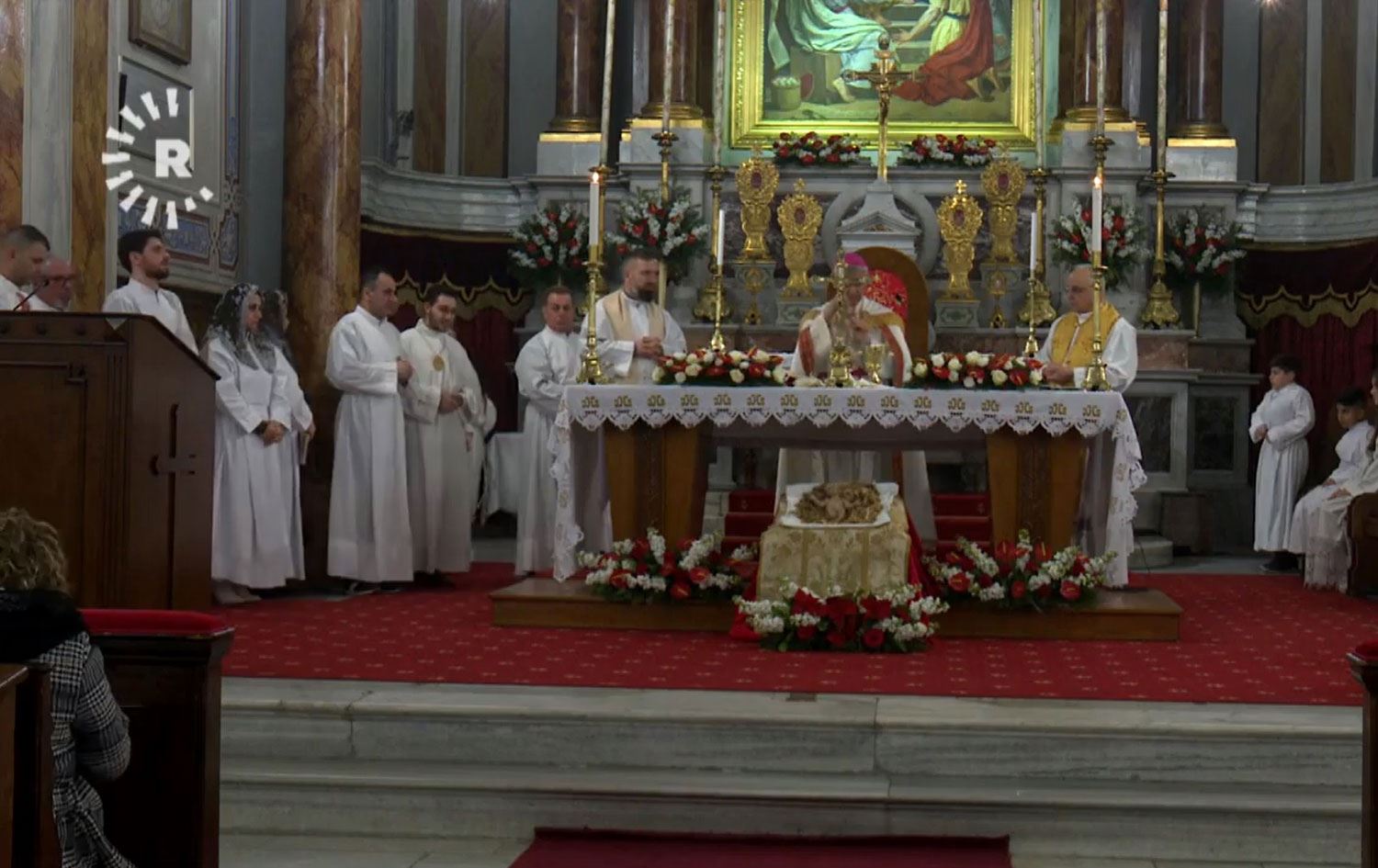 İSTANBUL - Saint Antuan Kilisesi'nde Noel Ayini yapıldı