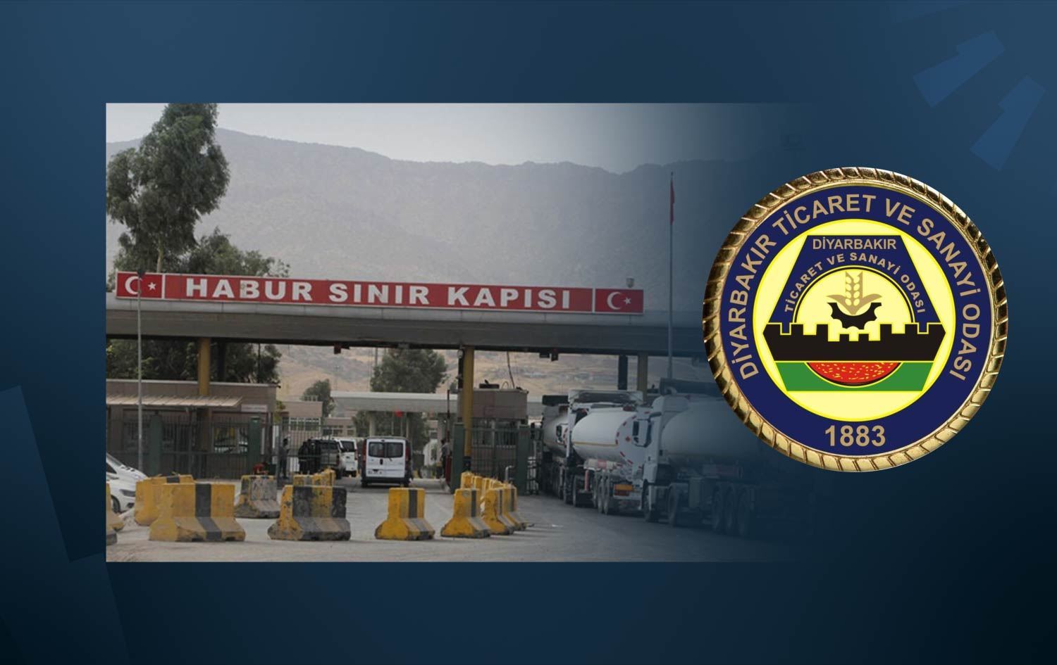 Odeya Bazirganî û Pîşesazî a Amedê derbarê Deriyê Sînorî yê Xabûrê de daxuyaniyek belav kir