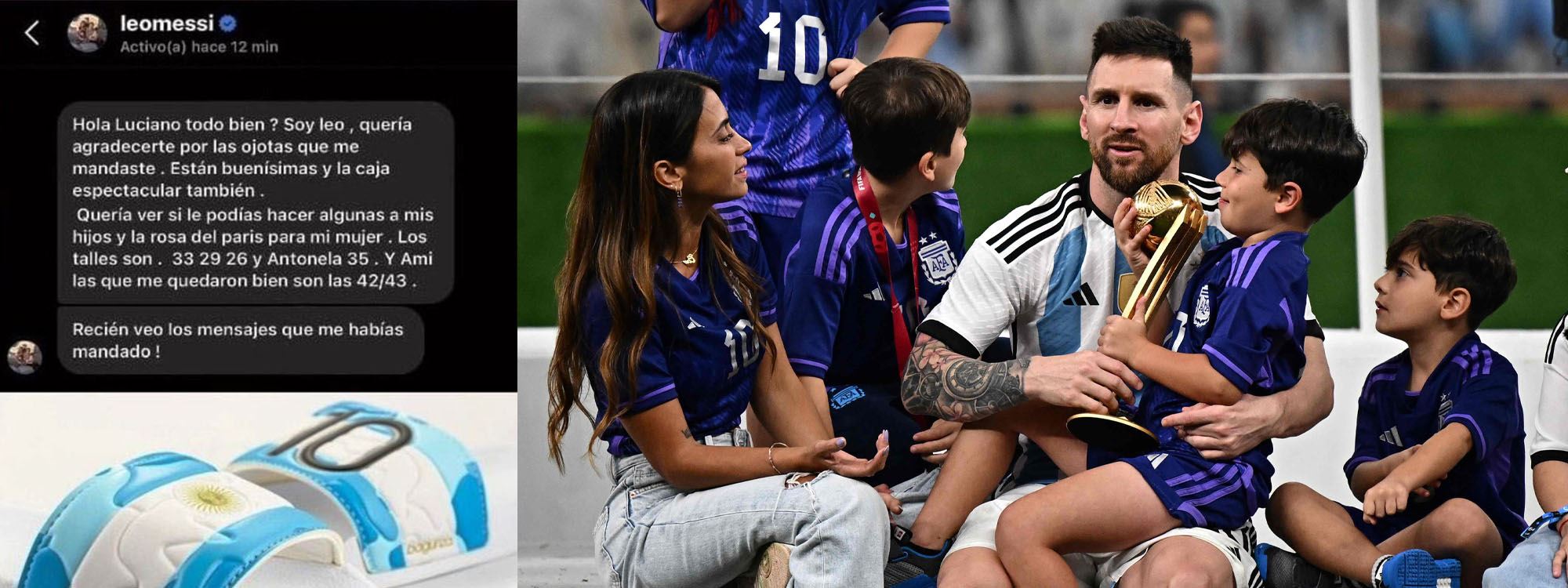 چیرۆکی جووت نەعلەکەی مێسی.. یەکێکە لە 10 پڕفرۆشترین شتەکان لە ئەرجەنتین