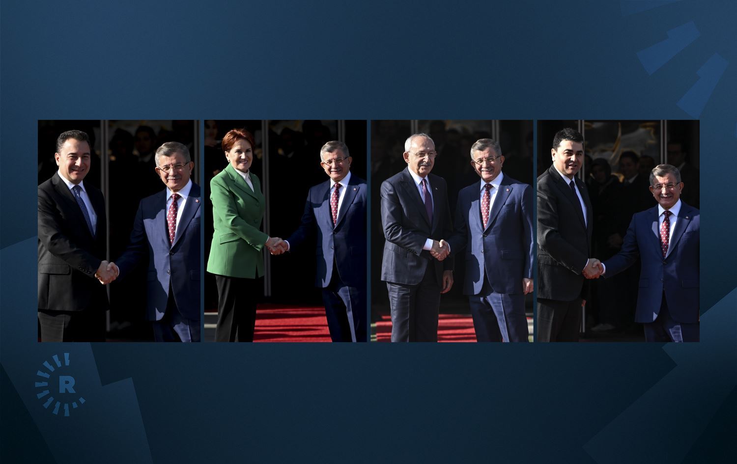 Serokên 6 partiyên opozîsyona Tirkiyê bi mazûvaniya Davutoglu dicivin