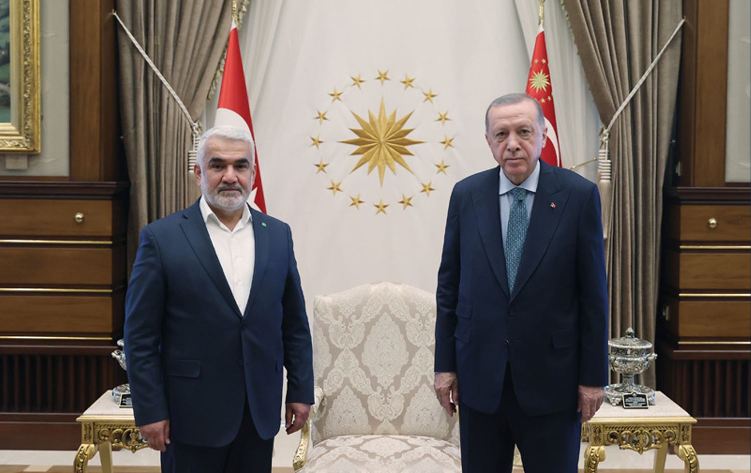 ئەردۆغان و سەرۆکی هوداپار لە ئەنقەرە کۆبوونەوە