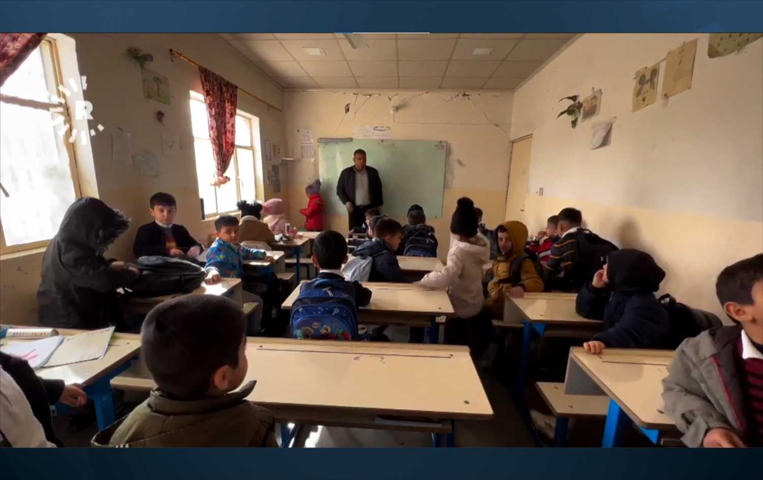 Qaladze school on brink of collapse, endangering lives of some 500 students