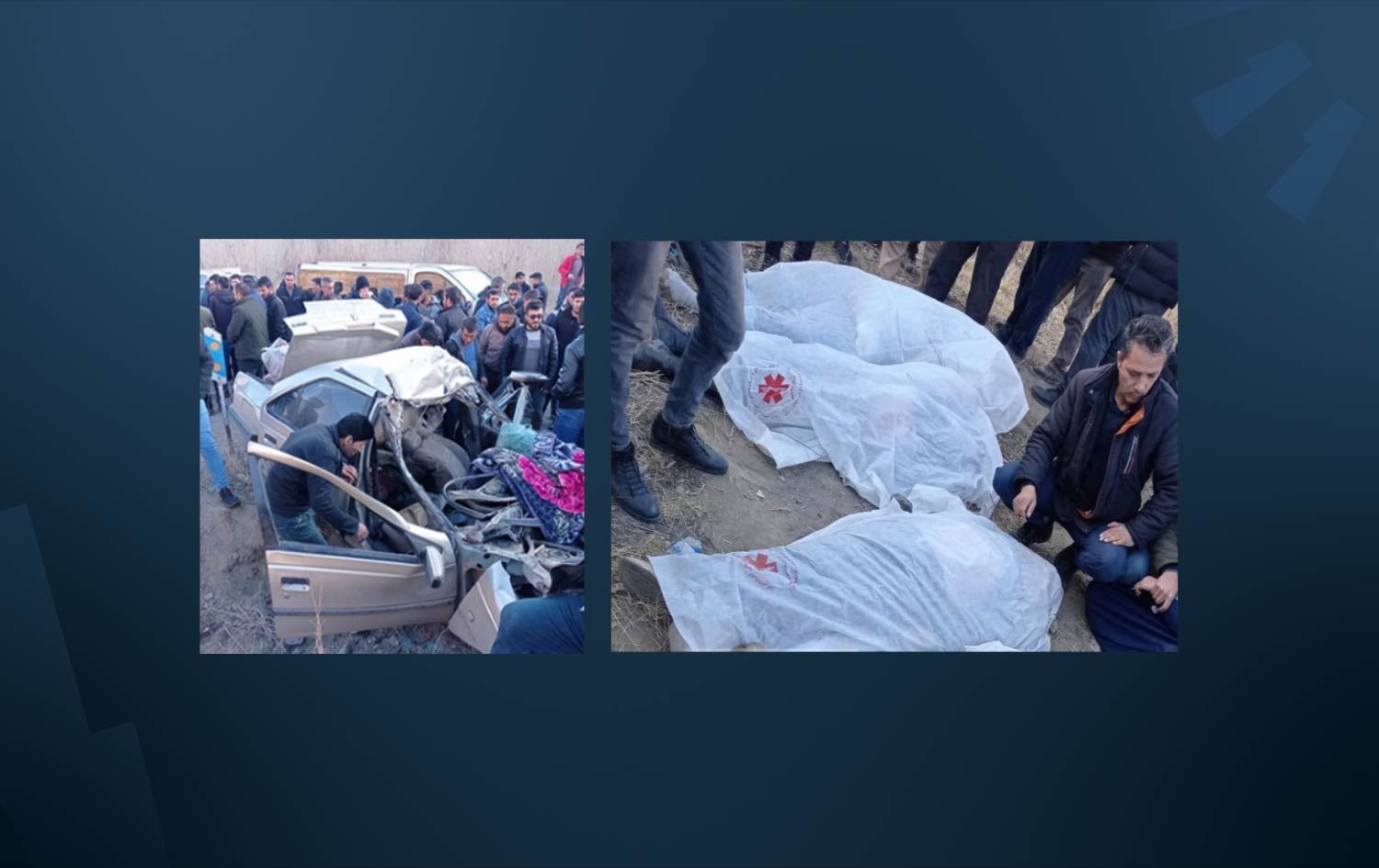 YENİLENDİ - Urmiye-Van karayolunda kaza: 4 ölü, 1 yaralı