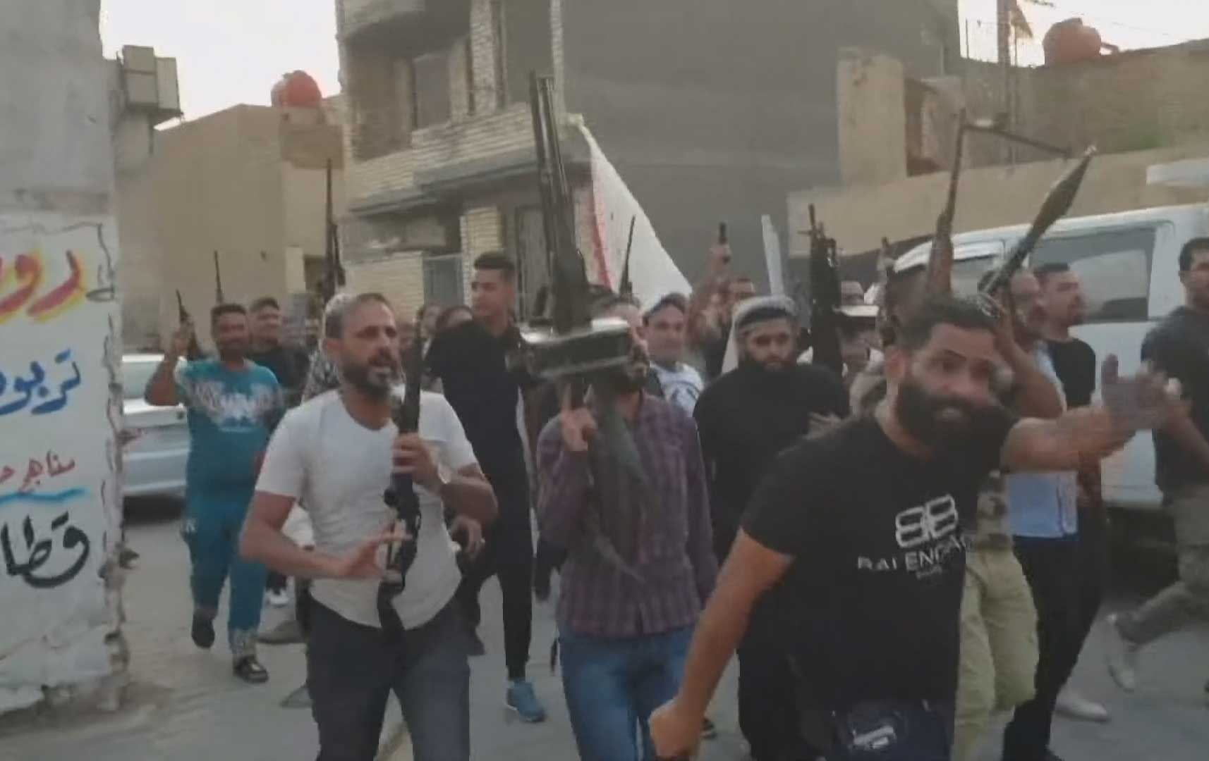 لە کێشەی نێوان هۆزەکانی عێراق زۆر جار چەکی بێ مۆڵەت بەکاردەهێندرێت