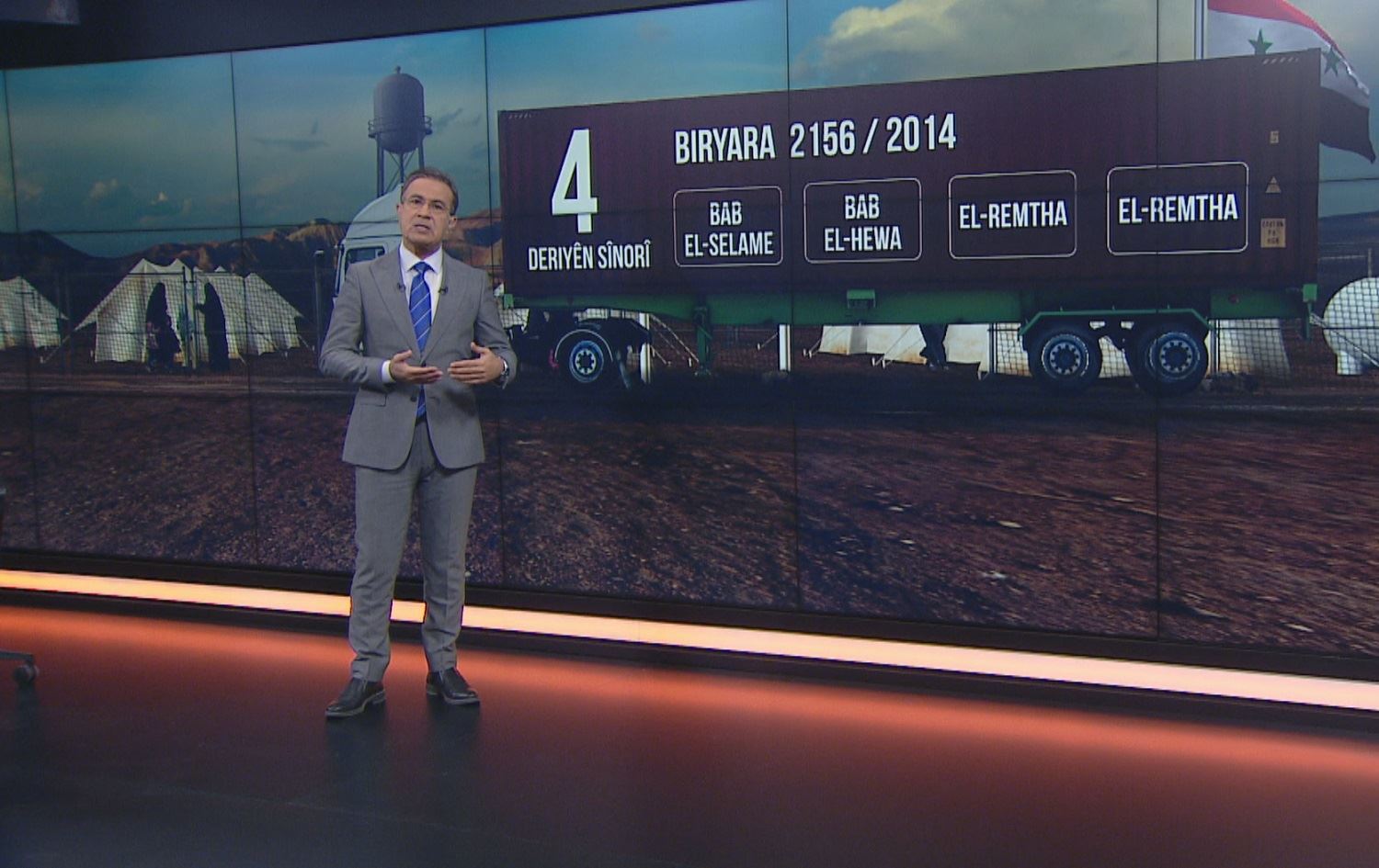 Sûda alîkariyên bi deriyê Bab El Hewayê re derbas dibin digehêjin kê?