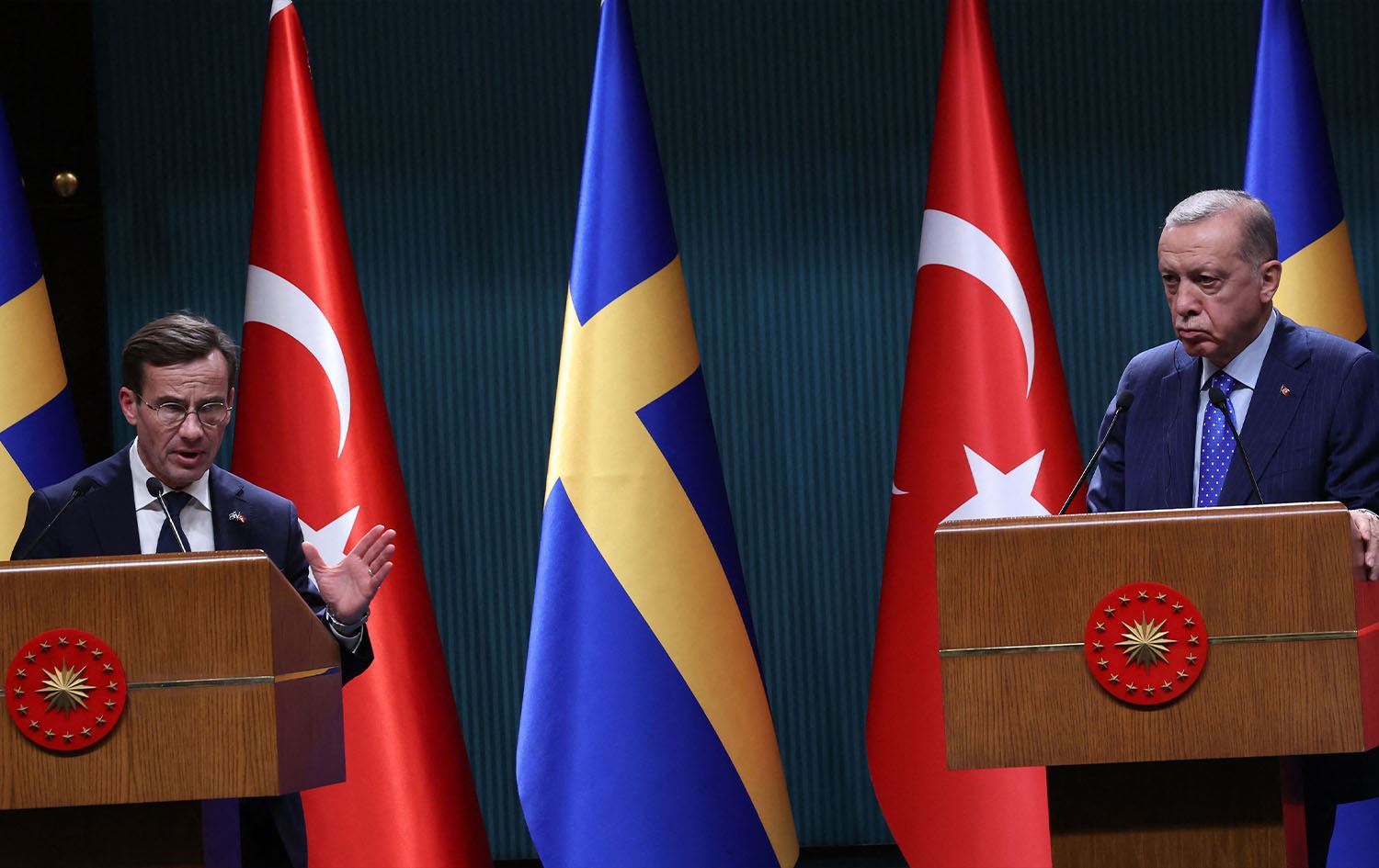 سەرۆکوەزیران و وەزیری دەرەوەی سوێد لێدوانی دژیەک لەبارەی داواکانی تورکیا بۆ بوونە ئەندام لە ناتۆ دەدەن