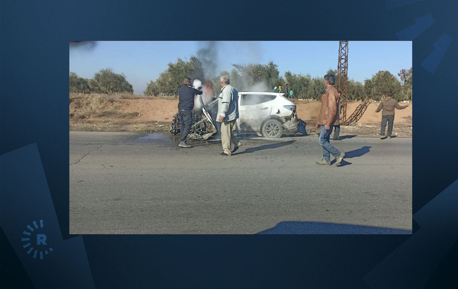 Li ser rêya Qamişlo-Hesekê otomobîlek hat bombebarankirin