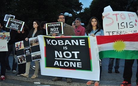 Li New Yorkê xwepêşandan: “Li hember komkujiya Kurdan bêdeng nemîne!”