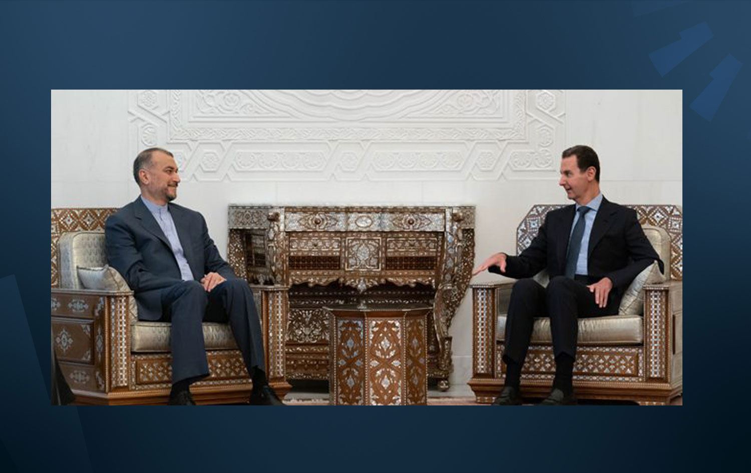 Beşar Esad İran Dışişleri Bakanı Abdullahiyan ile görüştü