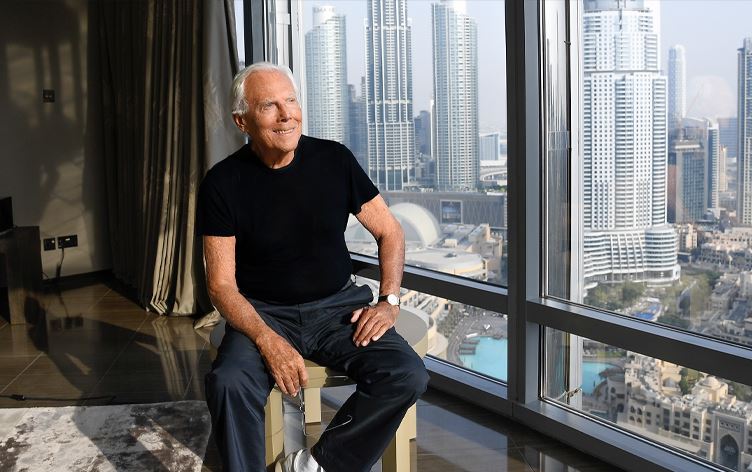 جۆرجیۆ ئارمانی لە تەمەنی 88 ساڵیدا نوێترین دیزاینەکانی دەخاتەڕوو