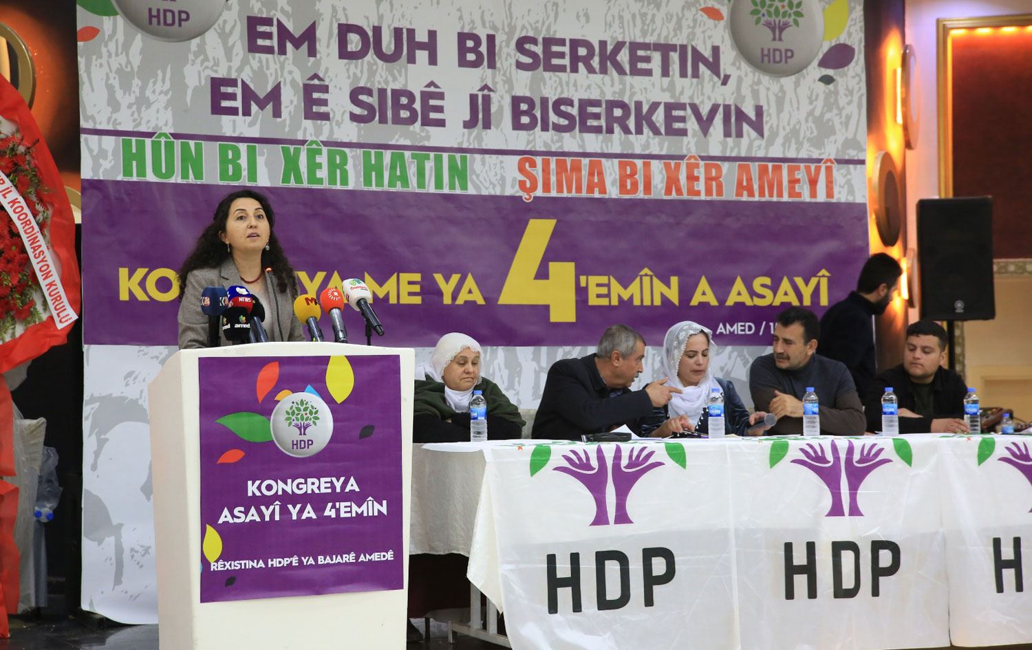 HDP Diyarbakır İl Örgütü, kongresini gerçekleştirdi: Ceylan ve Atasoy yeniden seçildi