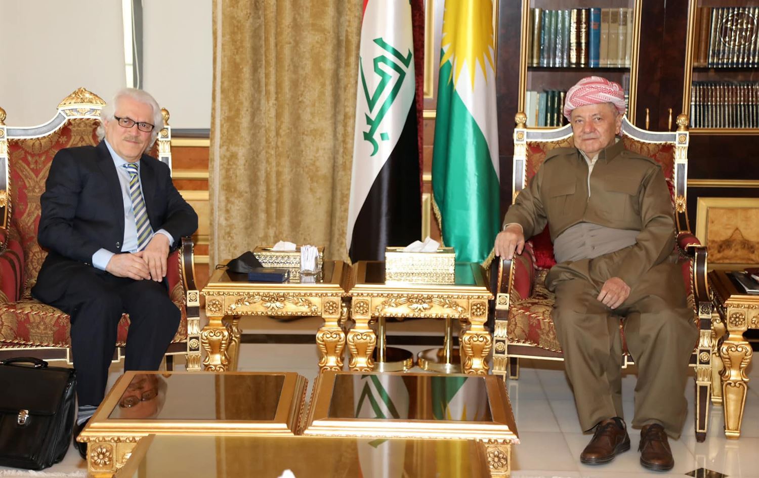 Başkan Barzani Berlin Kürt Enstitüsü Başkanı Dr. Fazıl'ı kabul etti