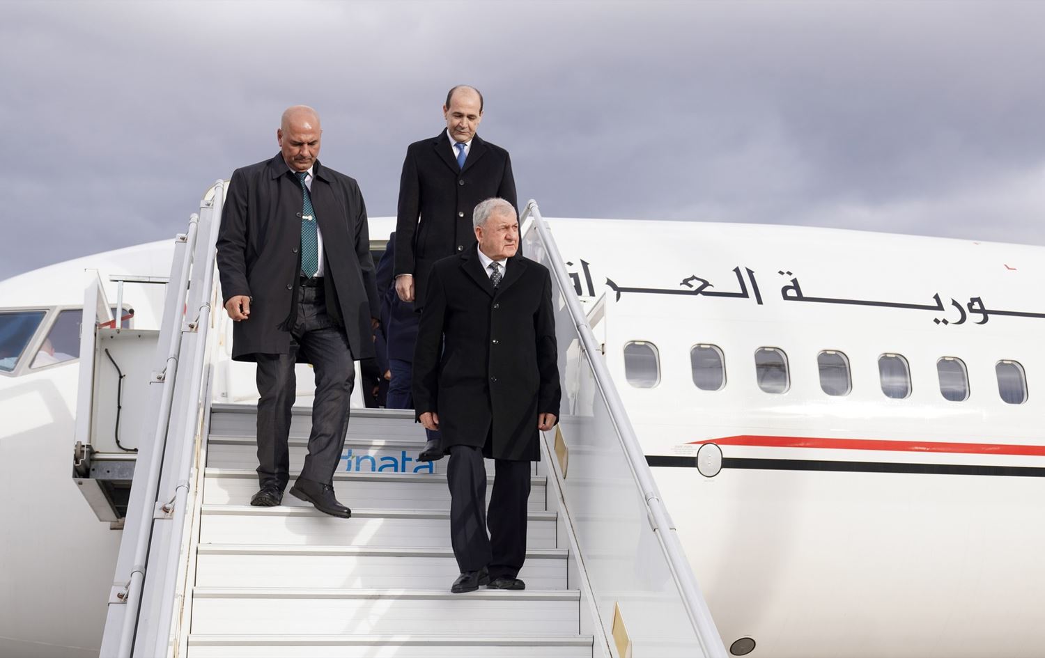 سەرۆککۆماری عێراق گەیشتە داڤۆس