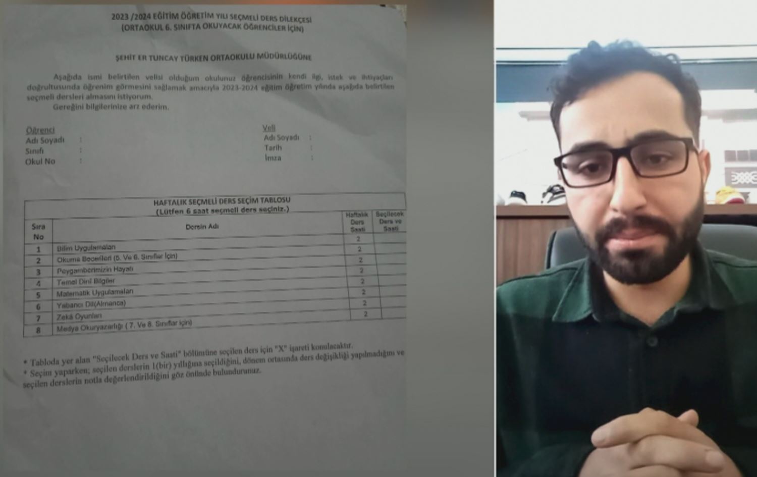 'Li dibistaneke ku %95 xwendekarên wê Kurd in di forma dersa bjarte de Kurdî nîne'