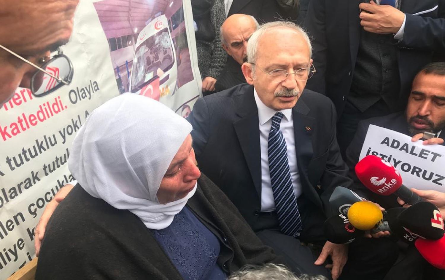 Kiliçdaroglu: Kujerên Malbata Şenyaşar bihêz bûn ji ber wê 8 dozgeran doz venekirin