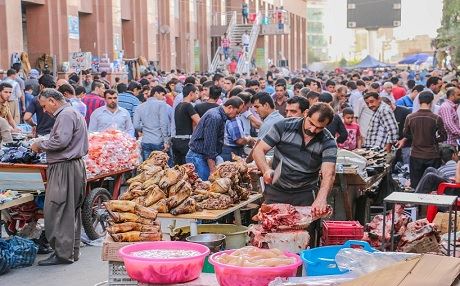 Erbil çarşı - pazarında bayram telaşı ...
