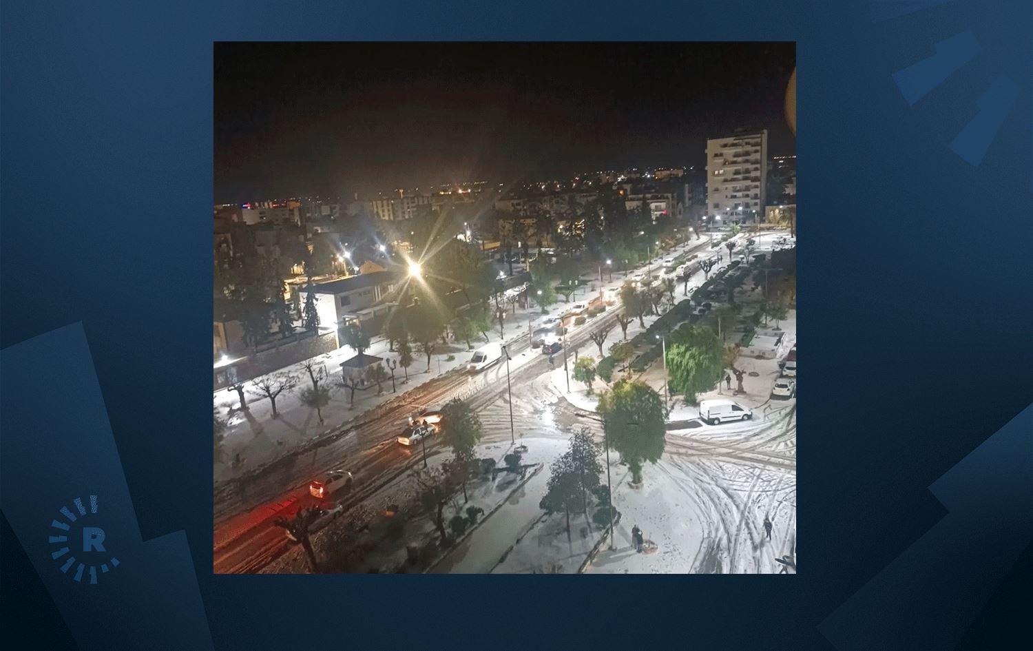 Cezayir'de kar yağışı nedeniyle uçak seferleri iptal