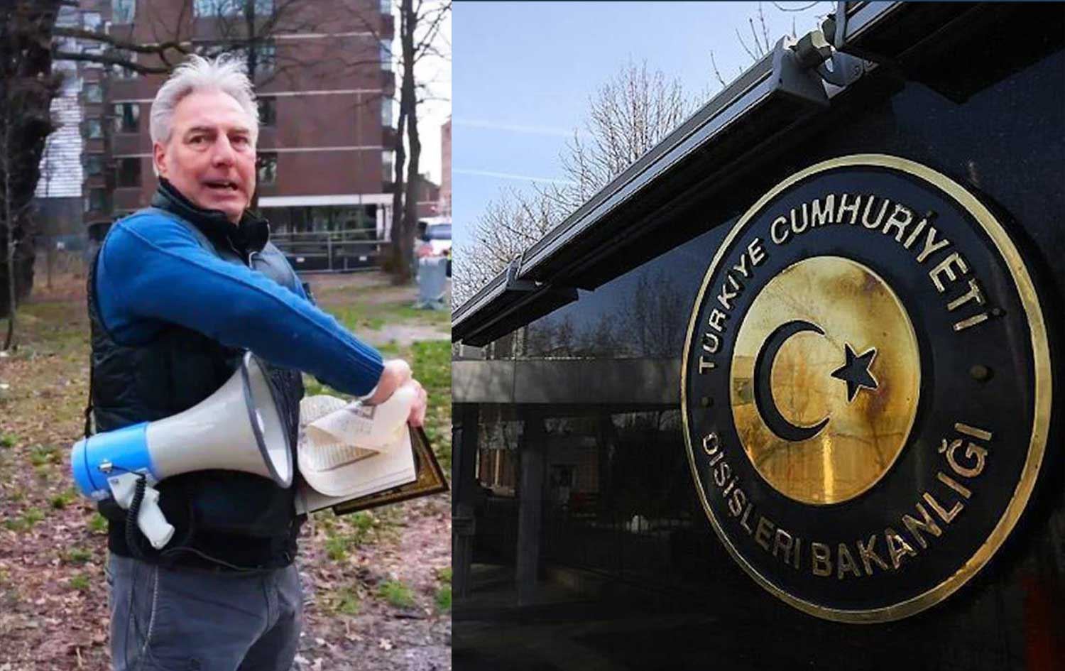 Hollanda'da PEGIDA lideri Kuran-ı Kerim yırttı: Türkiye büyükelçiyi bakanlığa çağırdı