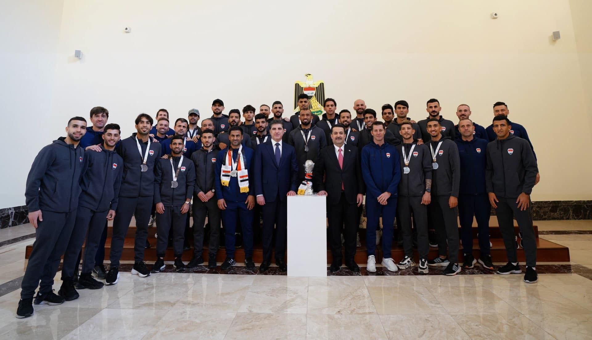 Başkan Neçirvan Barzani, Irak milli takımı oyuncularını kabul edecek