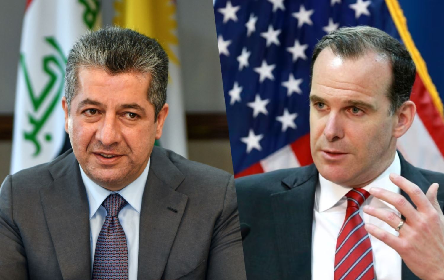 Ofîsa Mesrûr Barzanî: Brett McGurk tekezî li ser yekrêziya aliyên Kurdistanî kir