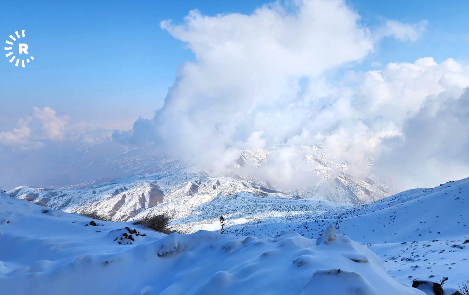 کەشناسی: زۆرترین بەفر لە حاجی ئۆمەران و زۆرترین باران لە رواندز باریوە