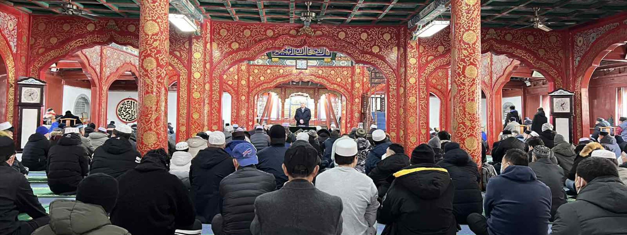 نوێژی هەینی لە مزگەوتی نیوجی لە پەكین