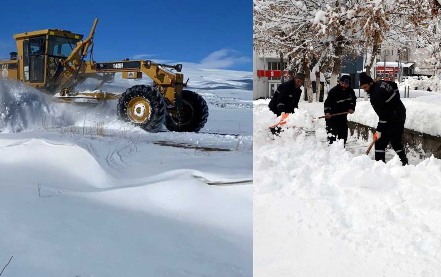 Bölge illeri kara teslim: Mahsur kalan hastalar paletli ambulanslarla hastanelere taşındı