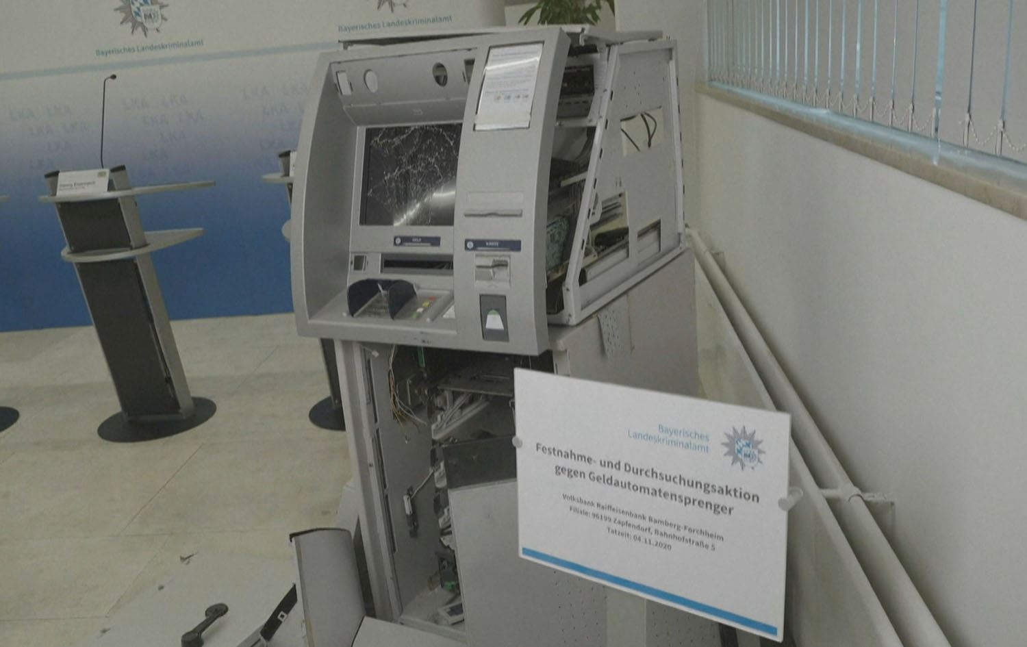 لە ئەڵمانیا باندێک 52 ئامێری ATM دەتەقێننەوە و زیاتر لە 5 ملیۆن یۆرۆ دەدزن