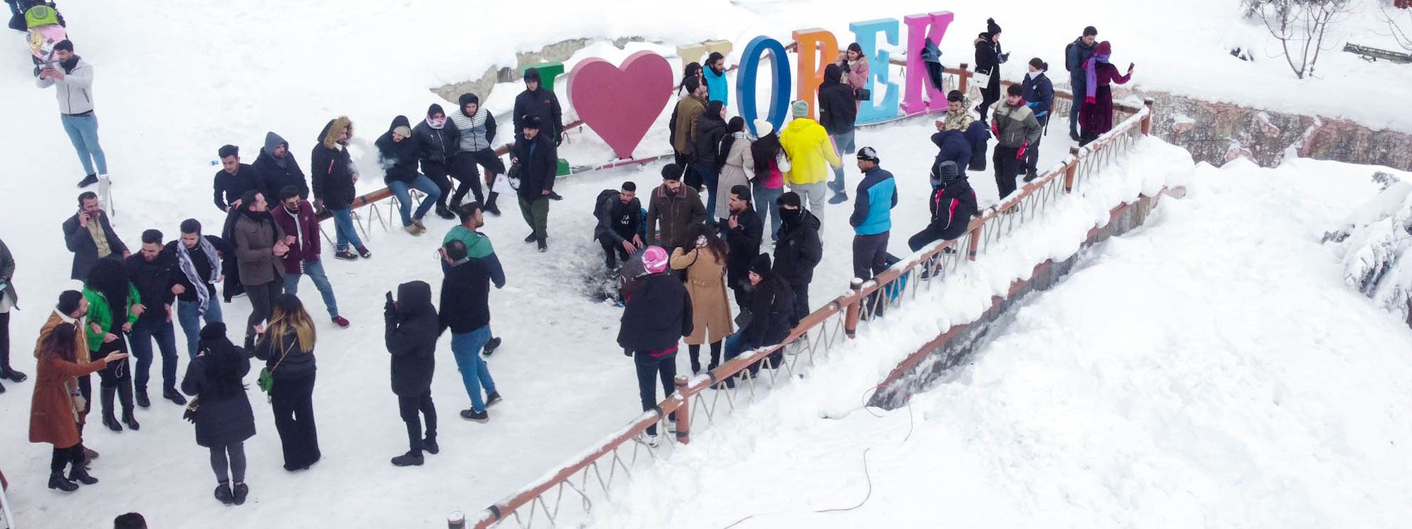 FOTO GALERİ- Binlerce turist, Korek Dağı’na akın etti