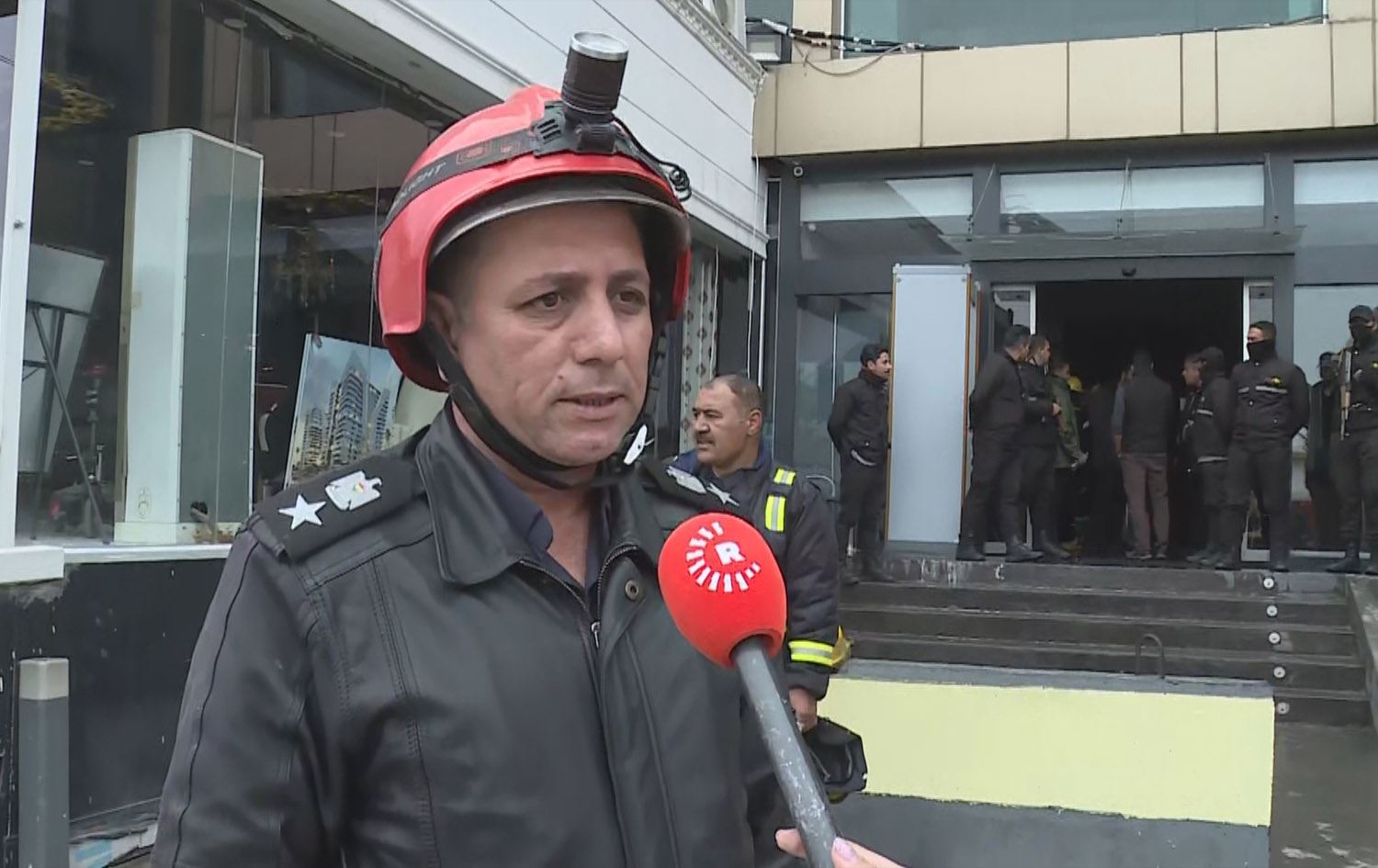 بەرگریی شارستانیی هەولێر: کەسێک بەهۆی ئاگرکەوتنەوە لە هۆتێلێک تووشی تەنگەنەفەسی بوو