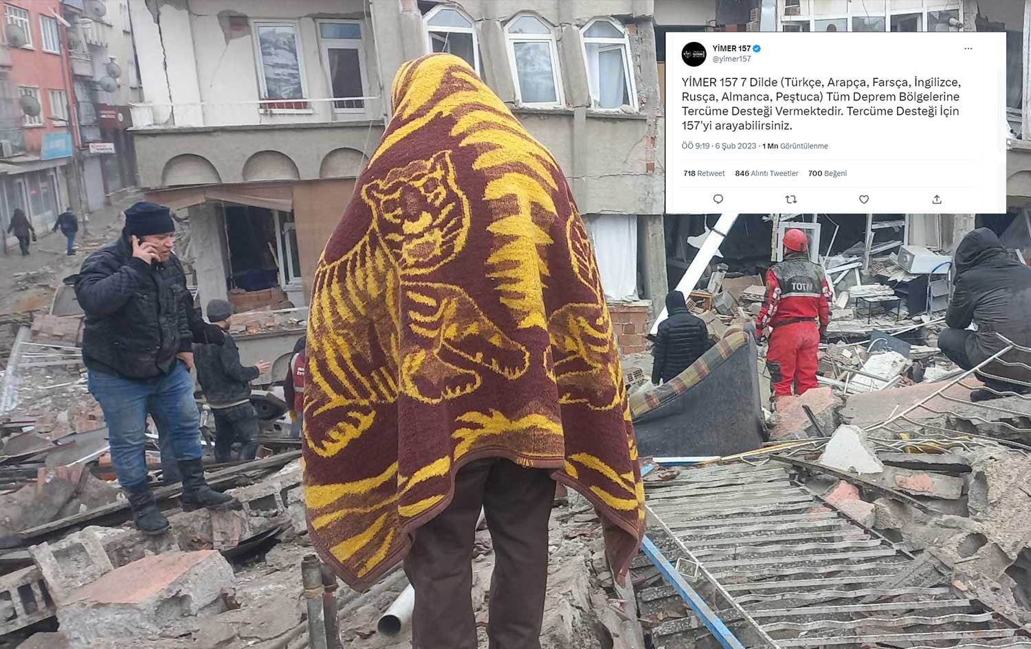 Deprem bölgesinde 7 dilde hizmet veren YİMER'de Kürtçe yok!