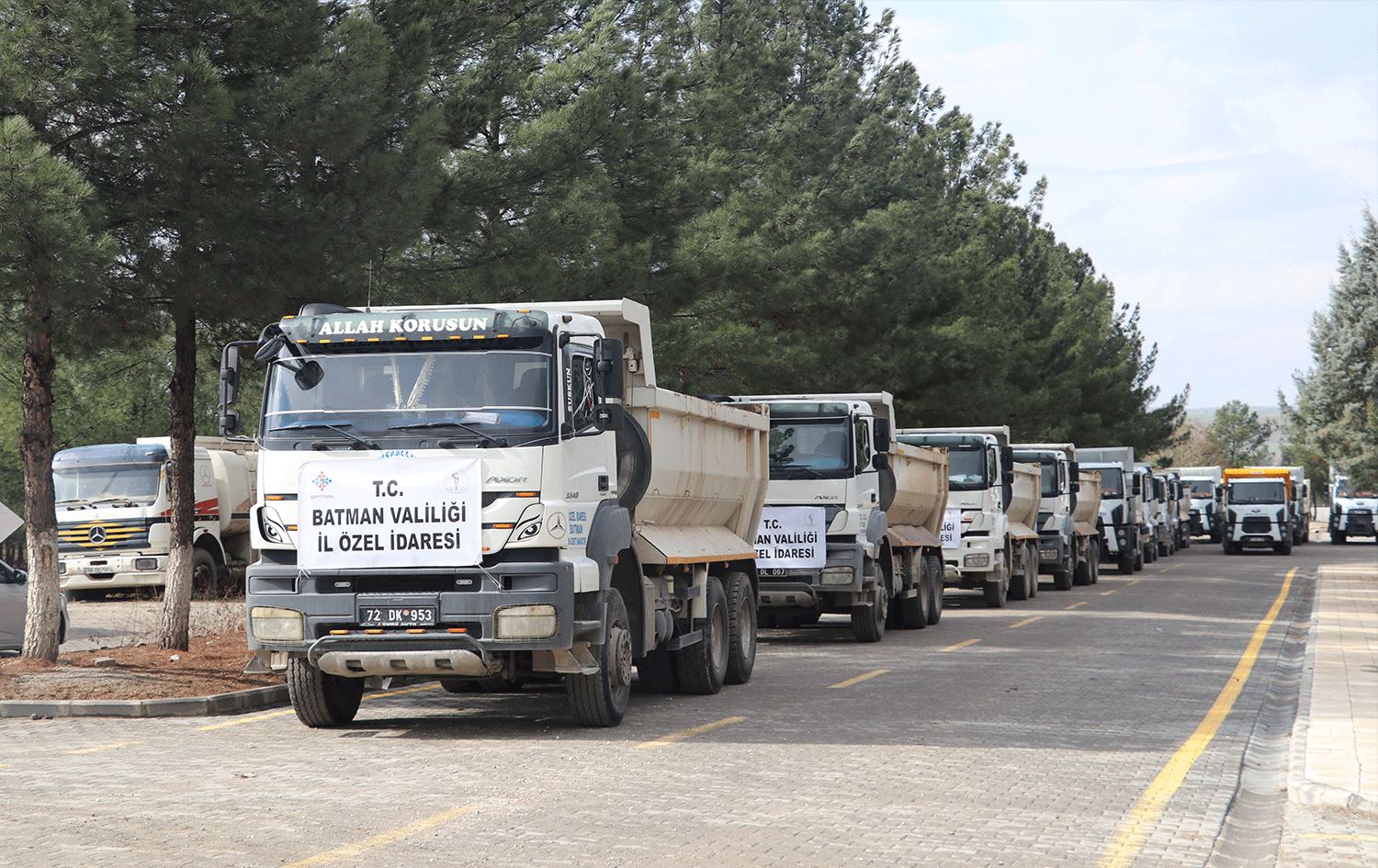 Mardin, Şırnak, Siirt, Bingöl ve Batman'dan deprem bölgelerine destek