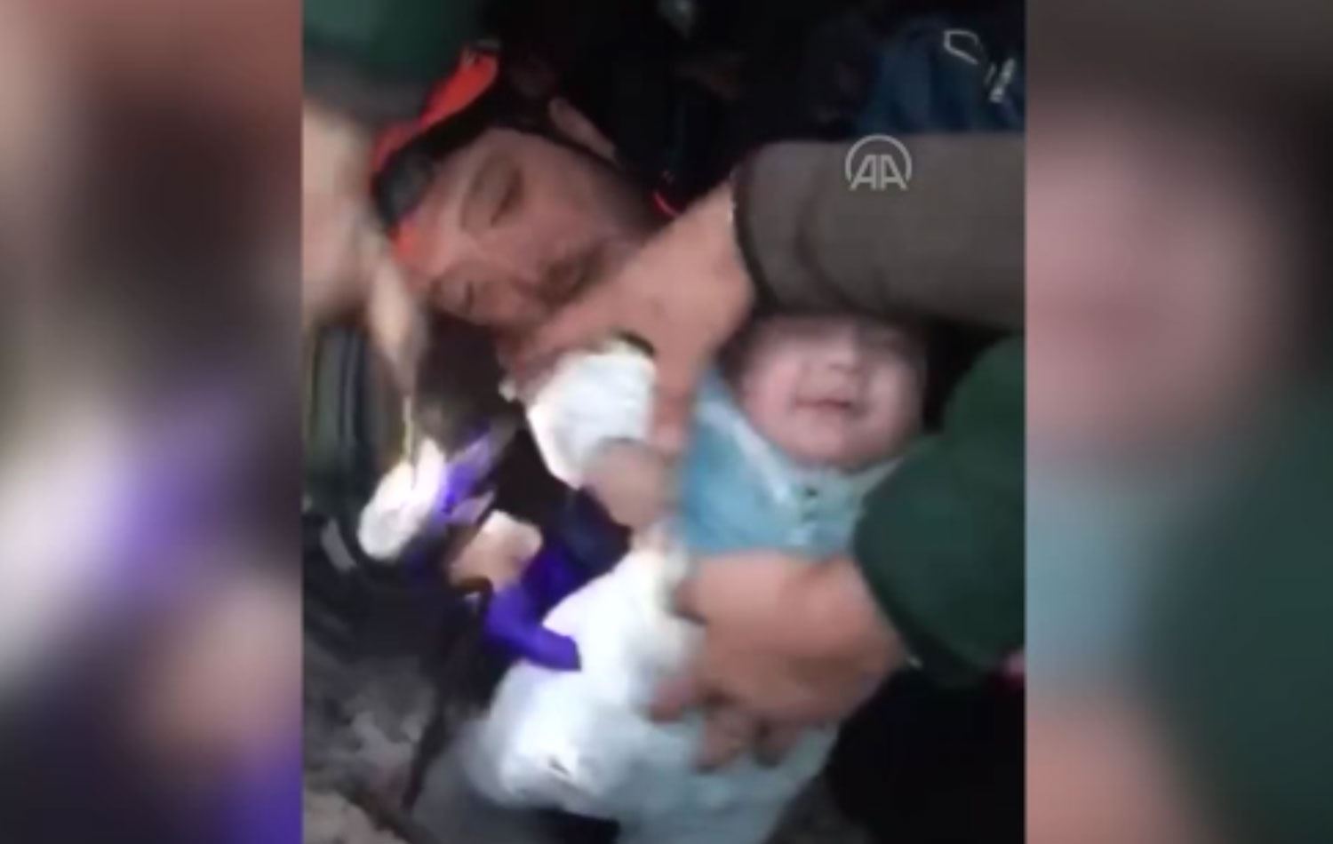 ANTEP – Dört aylık bebek enkaz altından kurtarıldı