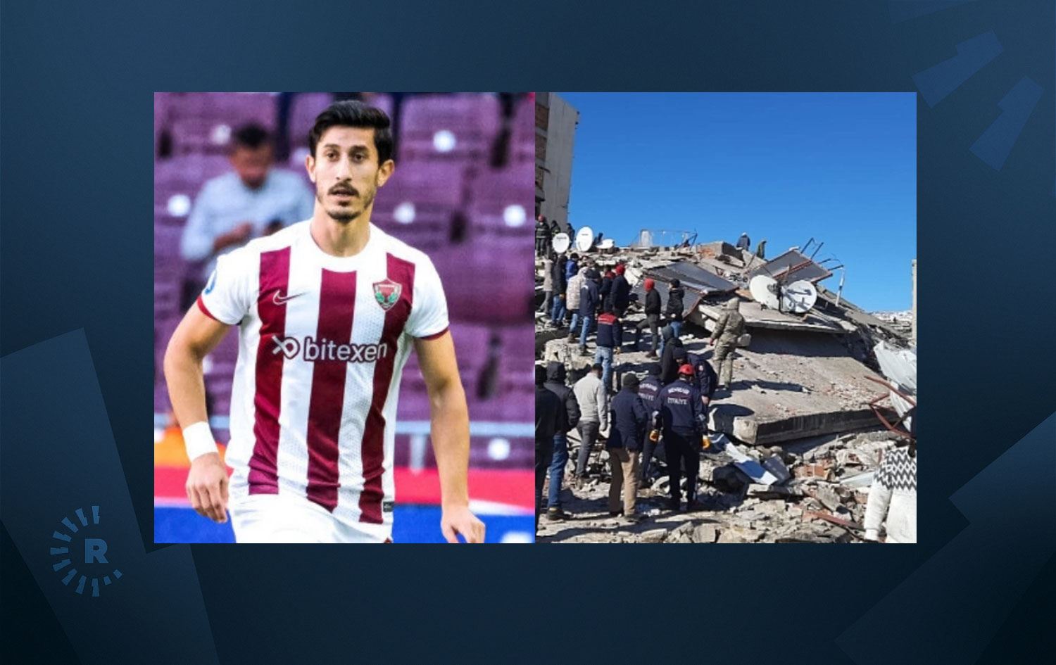 Hataysporlu futbolcu, şok içinde yalın ayak yürürken bulundu