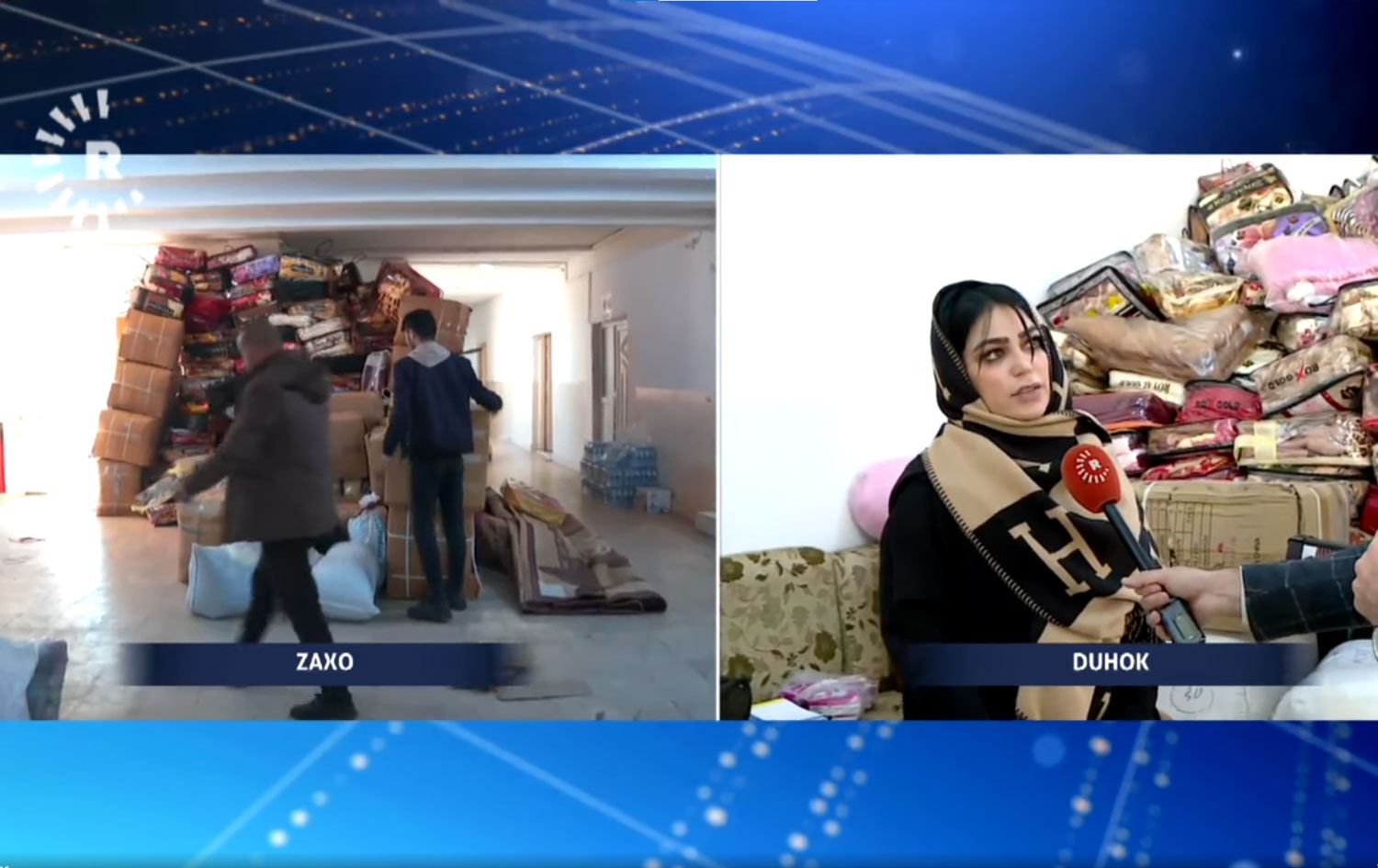 Duhok’ta depremzedeler için yardım kampanyası sürüyor