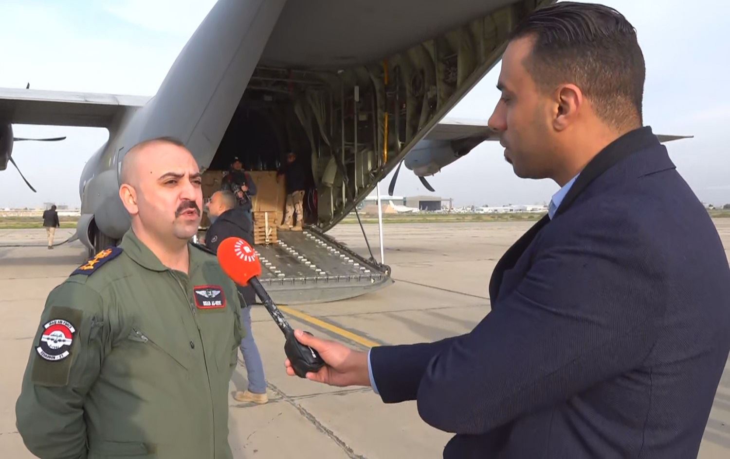 Endezyarê Asmanî li Artêşa Iraqê bo Rûdawê: Em 11 ton alîkarî digihînin Helebê