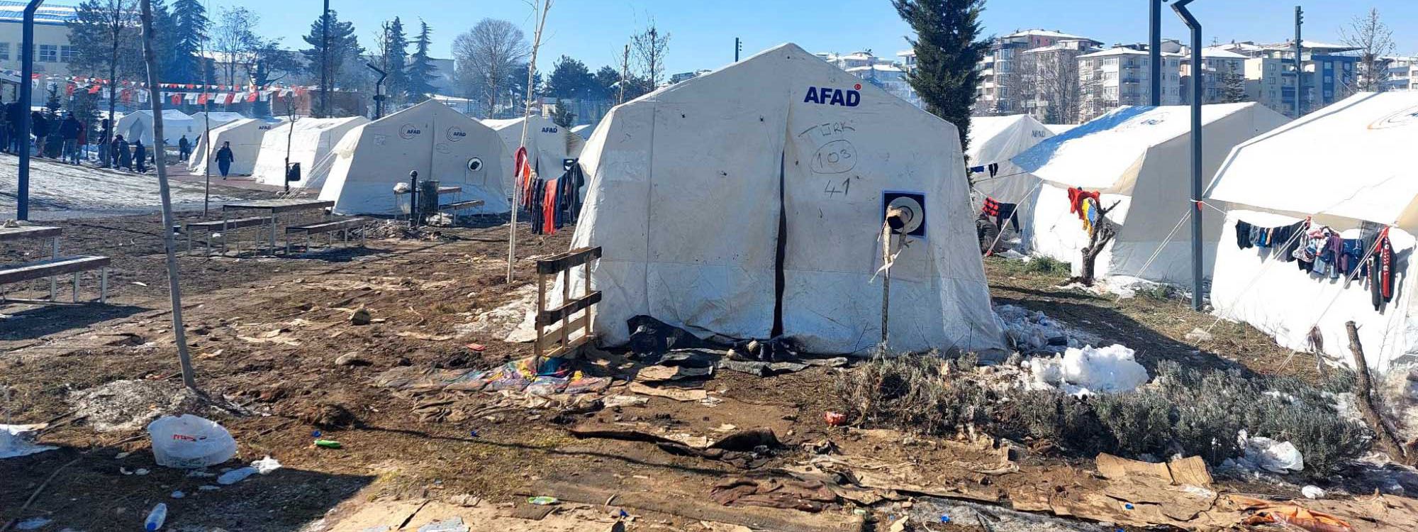 FOTO – Malatya’da kurulan çadır kentte yaşam