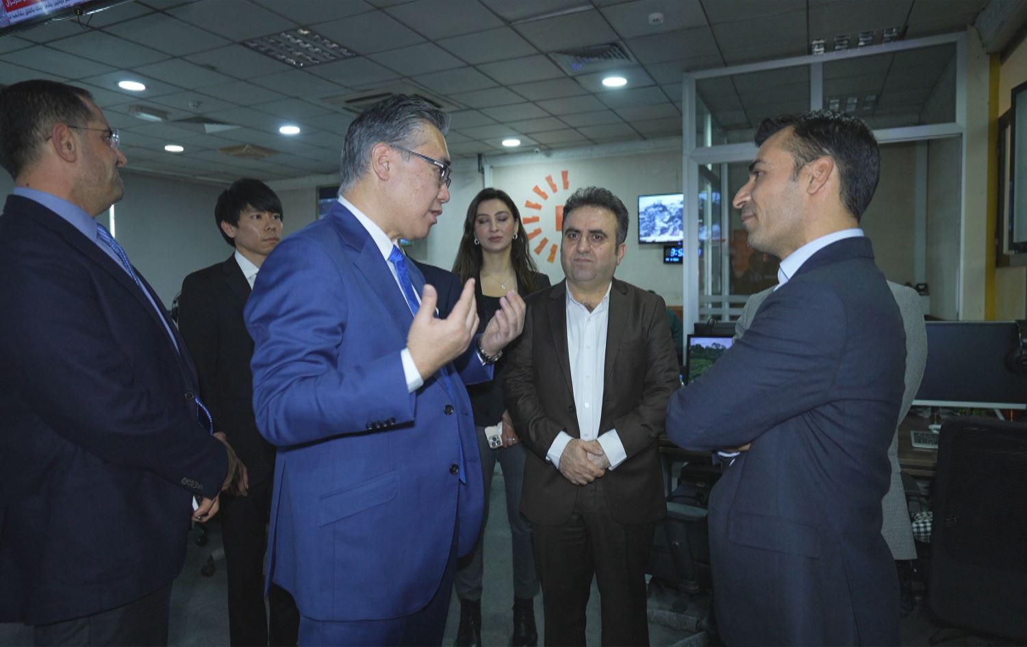 Japonya Büyükelçisi Matsumoto’dan Rûdaw’a ziyaret